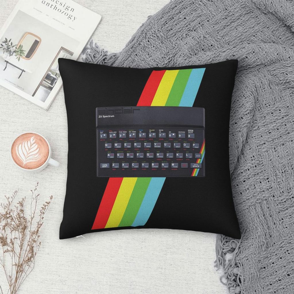 Sinclair ZX Spectrum Personal Computer Square Pillowcase Cushion Cover Pillow Case Throw Pillow Cover for Home Bedroom Car