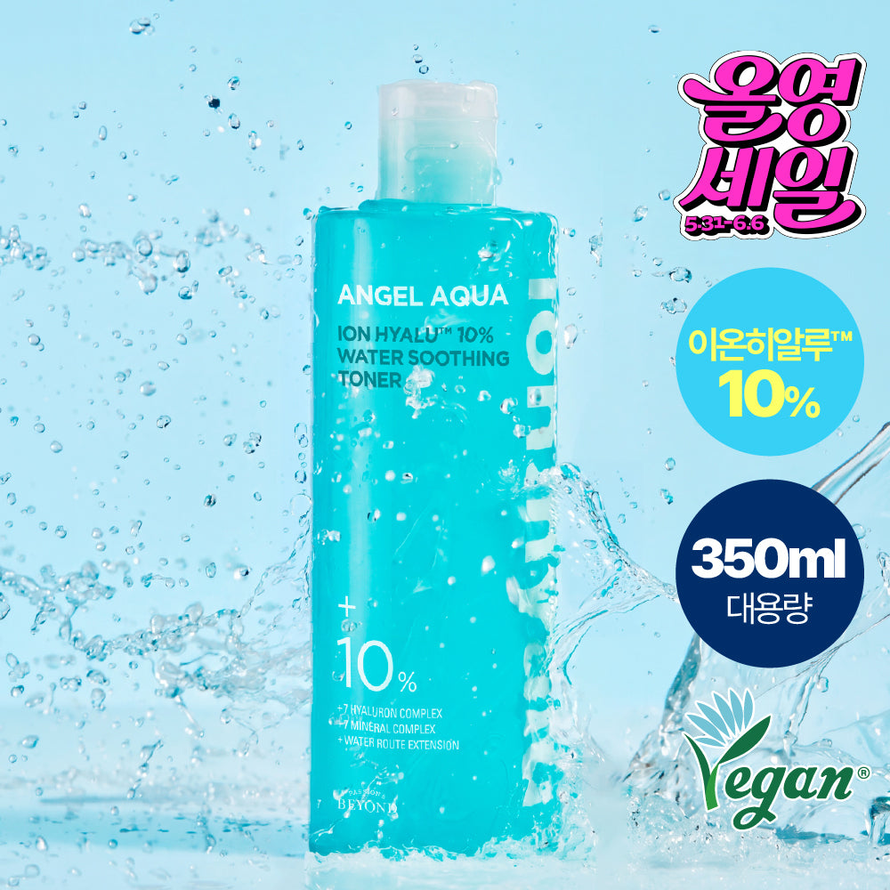 BEYOND Angel Aqua Ion Hyalu 10% Hydrating Soothing Toner 350ml