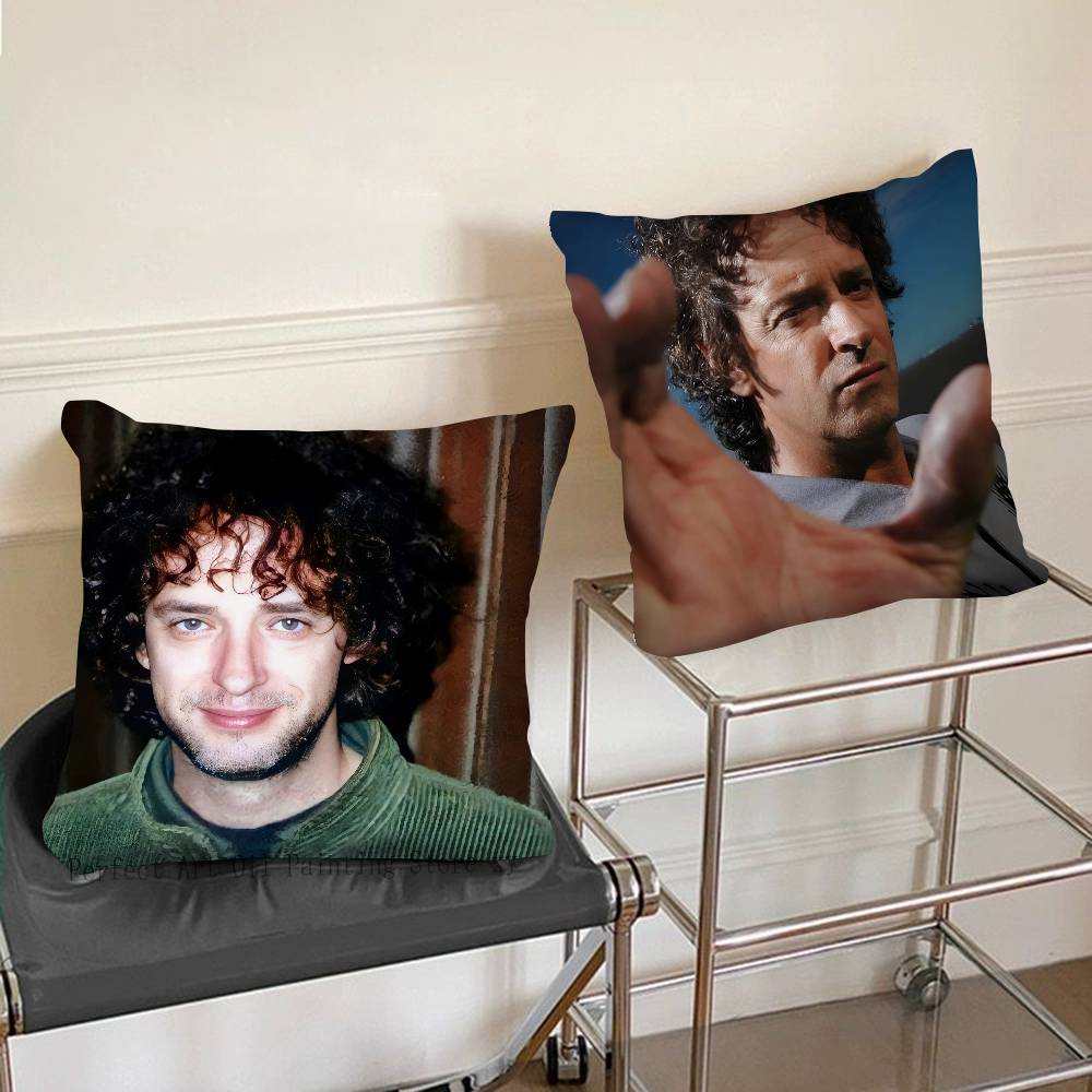 1pc G-Gustavo Cerati Pillow Case Fashion Square Pillowcase Bedroom Sofa Room Ins Decoration Leisure
