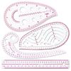 4pcs Set Tailor Measuring Ruler Kit DIY Tailor Patterns Sewing Drawing Quilting Tools Clothing Patchwork Cutting Curve Craft