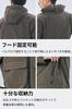 RS TAICHI Motorcycle Wear Riding CE Protector Stretch Softshell RSJ732 DARK KHAKI Jacket, Autumn/Winter, Windproof, Cold-Proof, Built-In, Hoodie, WM,