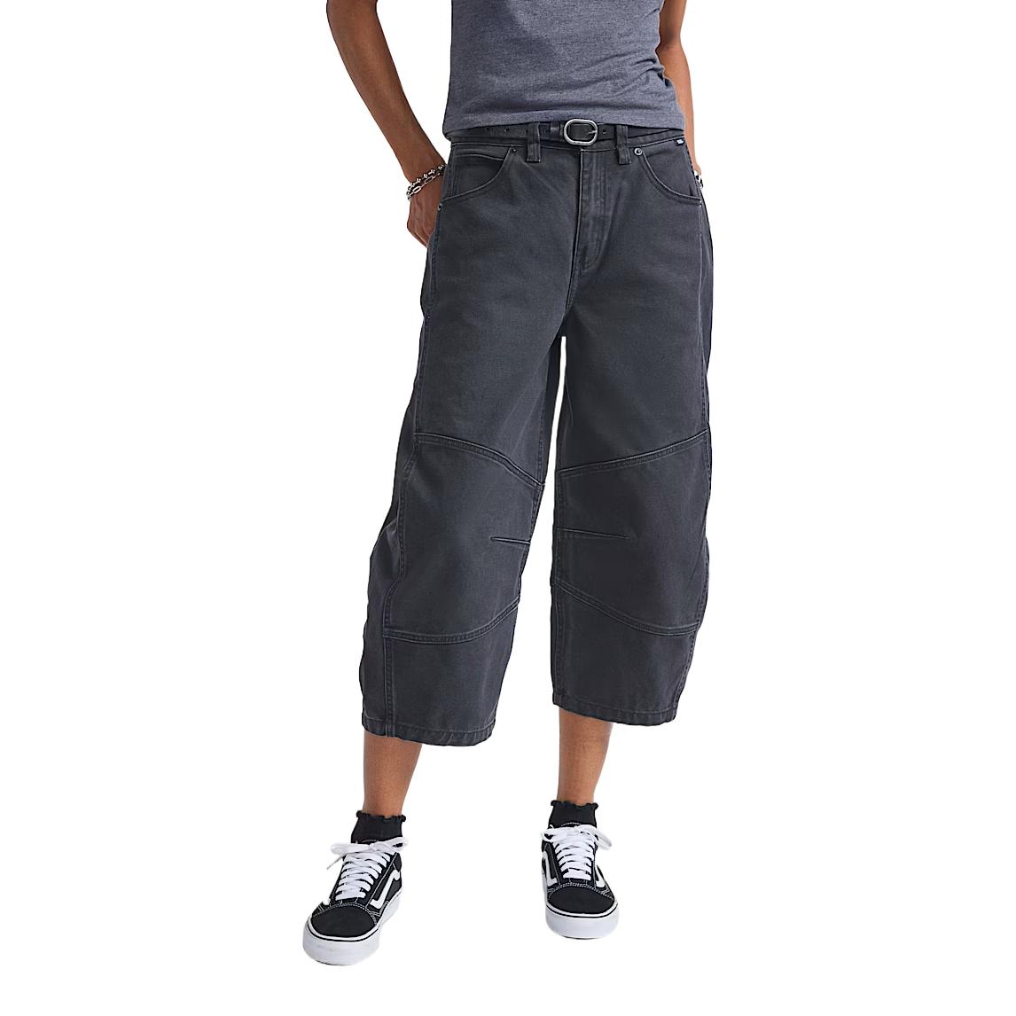 Vans Jeans Women s Black Moderate Tapered Pants VN000R3GBLK 23