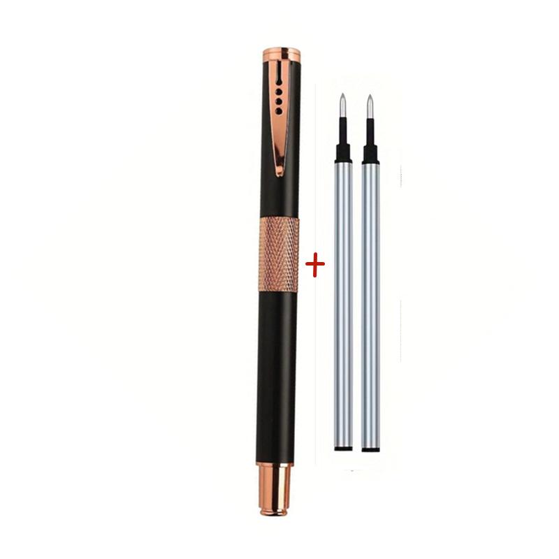 Luxury High-quality Metal Signature Pen, Business Writing Ballpoint Pen (black Ink)