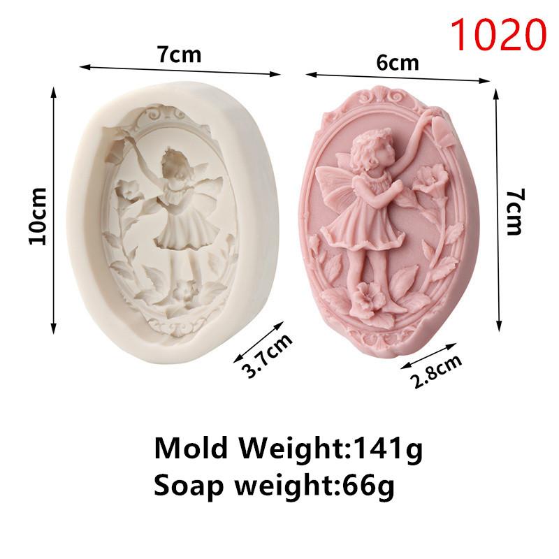 Leśna Dziewczyna Wróżka Kwiatowa Silikonowa Forma do Mydła DIY Elf Anioł Dziewczyna Świeca Żywica Gips Ręcznie Robione Mydło Wosk Glinka Artystyczne Rzemiosło Wystrój Domu