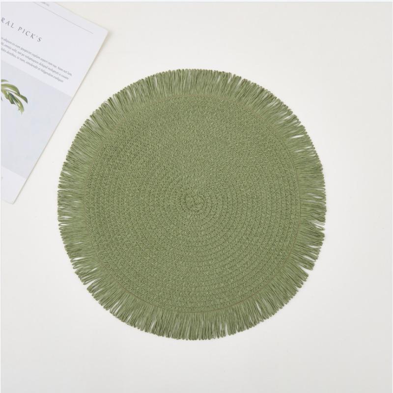 6pcs Placemats, Easy Fashion Table Mats, Coffee Machine Pads, Non-Slip Heat-Resistant Table Mats, For Weddings Birthdays Picnics