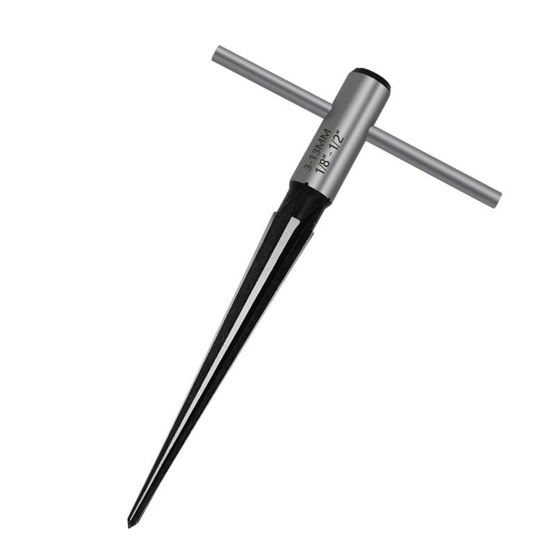 Taper Reamer 1/8-1/2 (3-13mm) Woodworking Wood Chamfering Device Open and Expand 5-16mm Hexagonal Shank