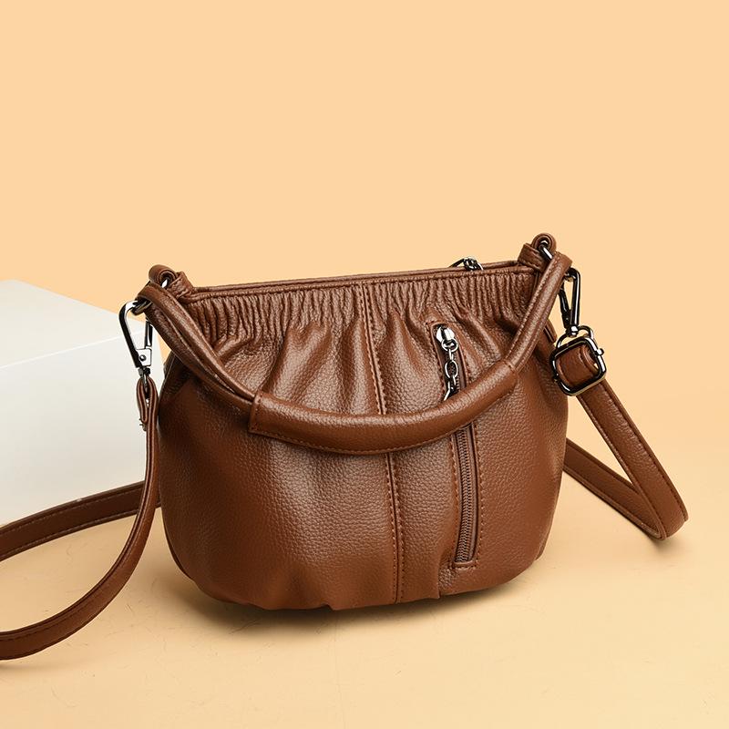 Elegant 2025 Women's Versatile Bucket Bag - Fashionable Crossbody & Shoulder Style