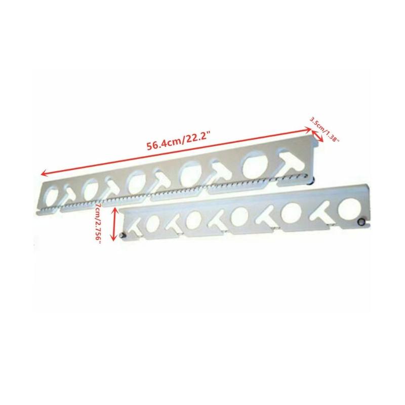 10-Ruten Angelrutenhalter Aufbewahrungsständer Horizontaler Rutenständer Angelteil