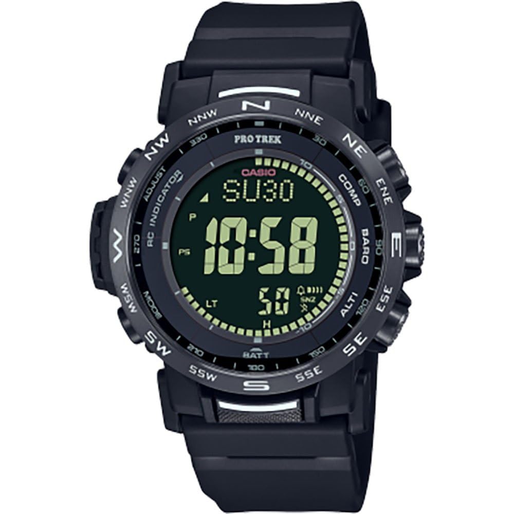 

Casio watch PRW-35Y-1BER black strap, black///white, strap