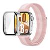 Pasek Nylonowy+Etui PC do Huawei Watch Fit 3/4/4 Pro Chroniące przed Upadkiem+Wygodna Oddychająca Opaska na Nadgarstek Correa