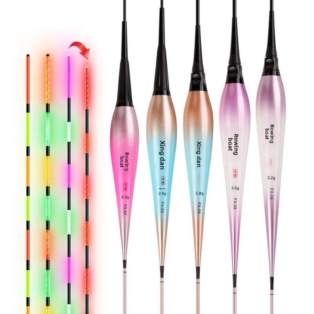 Indicator Fishing Float Slip Drift Tube Highly Sensitive Bobbers Bite Hook Color Change Buoy Strike Bite Alarm Float
