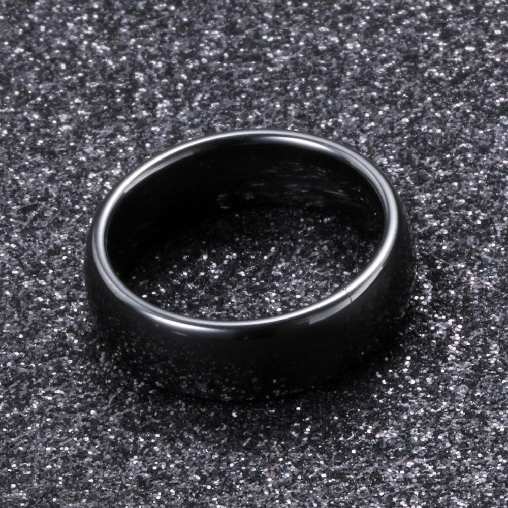 Beliebter 6MM Glatter Keramikring - Einfaches, Vielseitiges Partner-Matching-Accessoire
