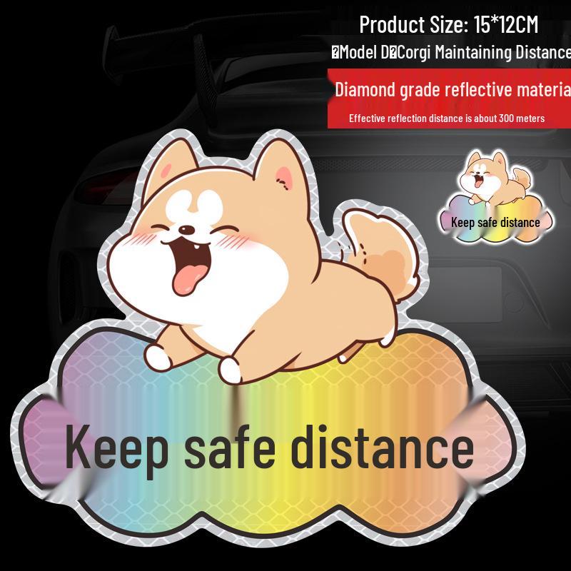 Reflective Motorcycle & EV Car Body Scratch Cover and Decorative Safety Sticker