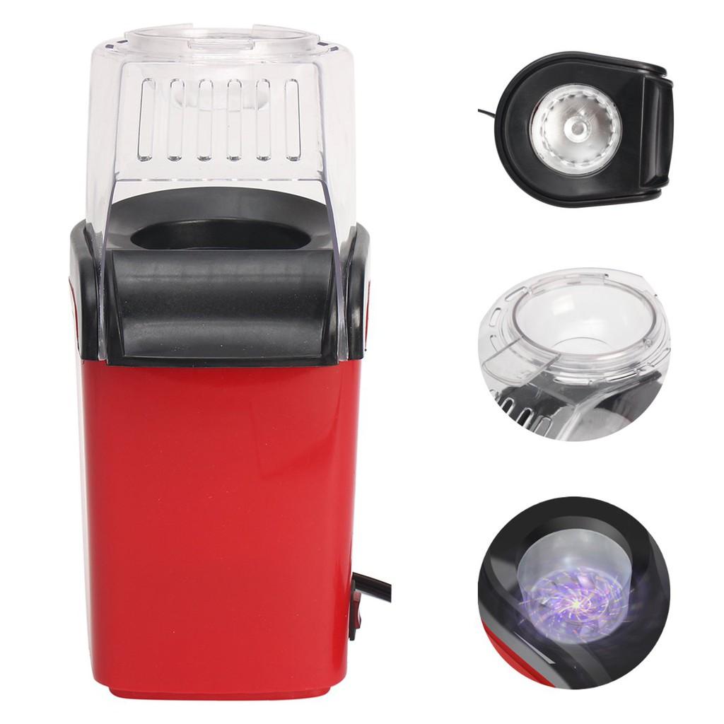 1200W Domowy Prażak do Kukurydzy 110V / 220V Elektryczny Aparat do Popcornu Mini Domowy Automatyczny Maszyna Kuchenna do Prażenia Popcornu Gorącym Powietrzem