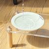 Single/Double Bowl Cat Bowl with Acrylic Stand Protect Cervical Spine Anti-Spill Ceramic Pet Food Basin Increased Height