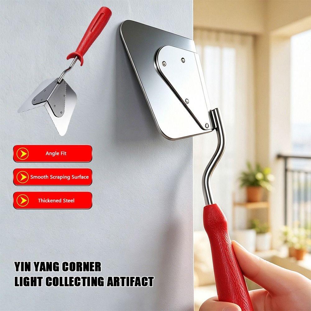 Wear Resistant Corner Trowel Stainless Steel Drywall Finisher Plaster Finishing