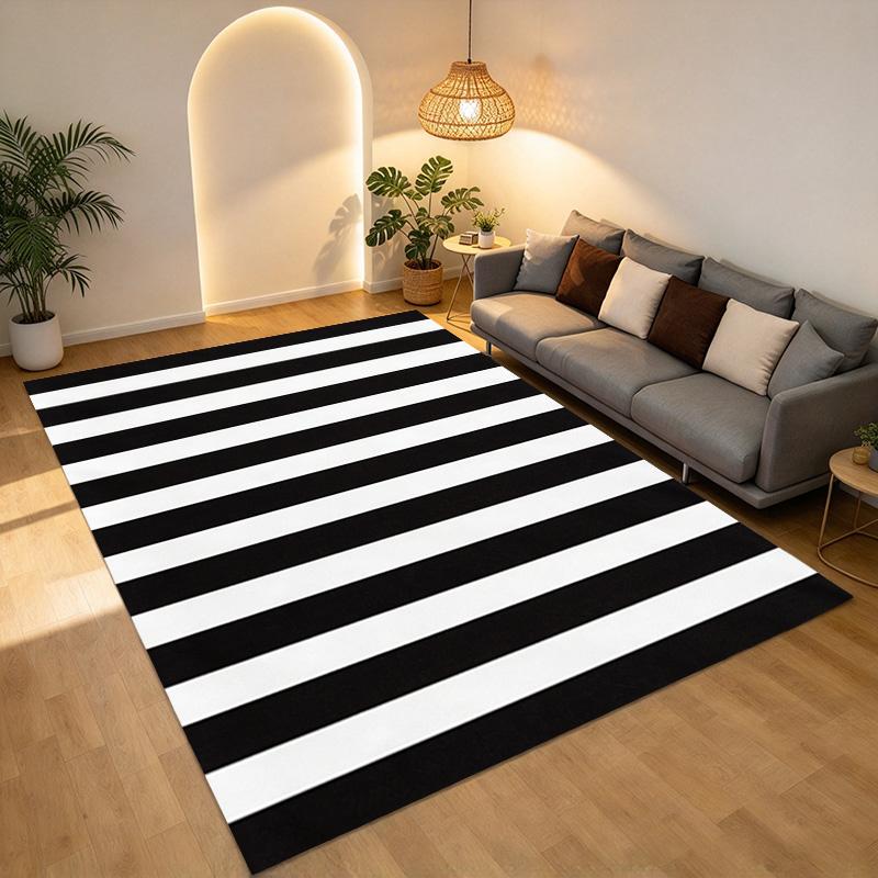 Stripes Living Room Nonslip Area Rug Soft Carpet For Bedroom Game Playroom Sofa Office Home Decor Doormat Christmas Gift C9262011