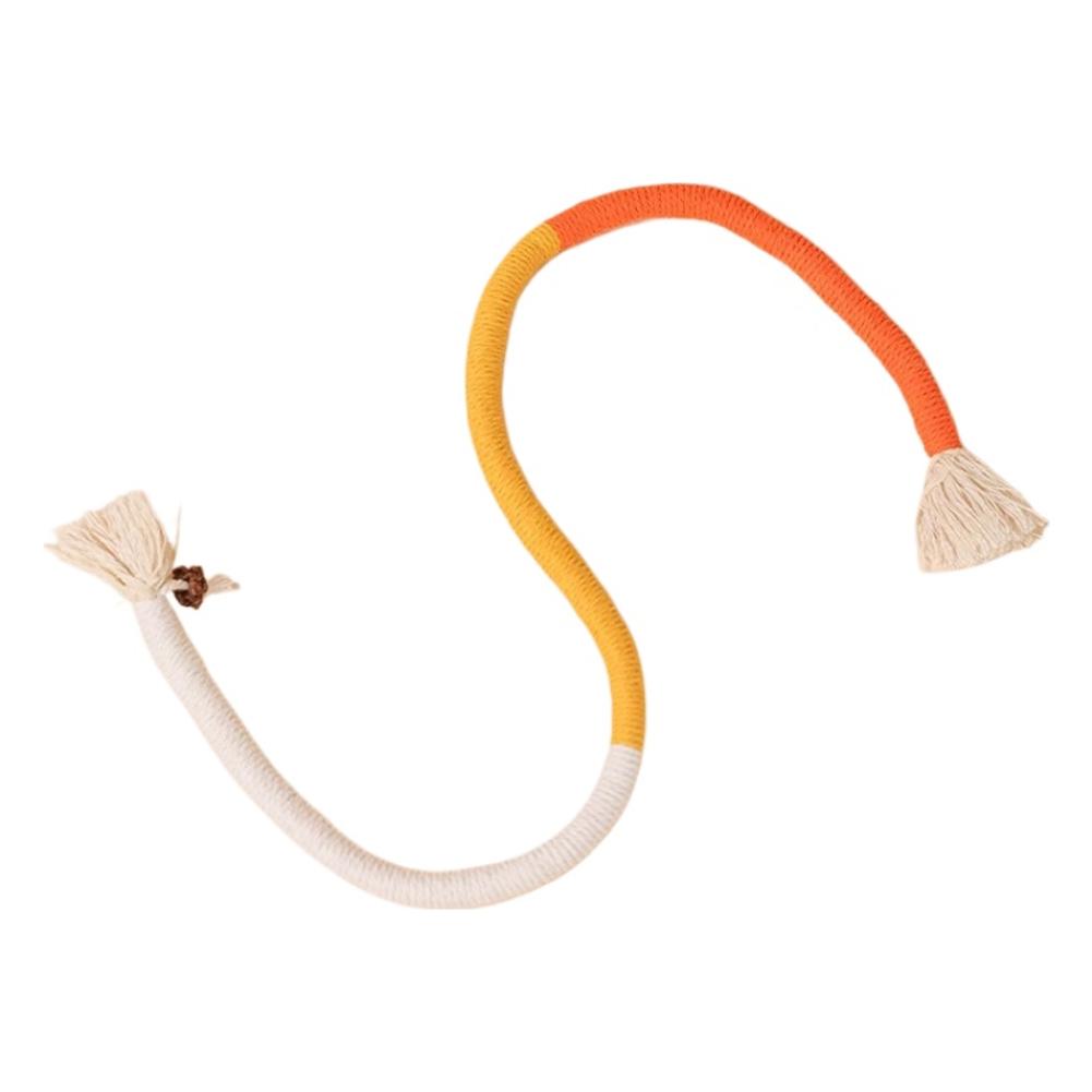 Cat Toys Chew Ropes, Interactive Molar Cotton Chew Rope Toy Teeth Cleaning, Safe Catnip Toys for Cats Rope Chew Toy Pet Supplies