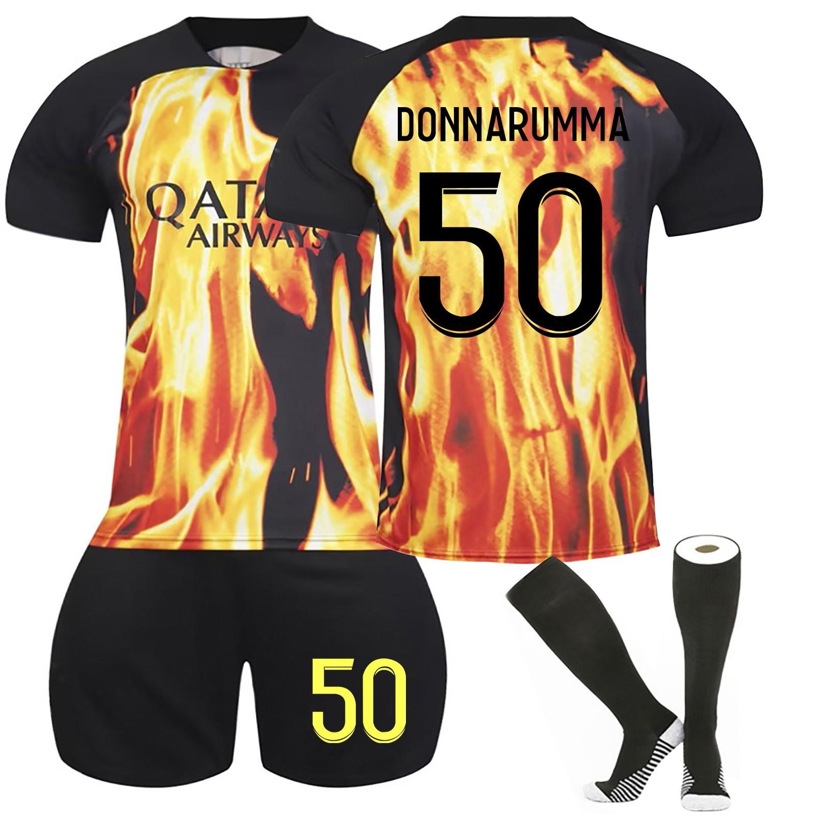 

2223 Трикотажные изделия специального выпуска Paris-Saint Germain Детский футбольный тренировочный комплект 24 золотой