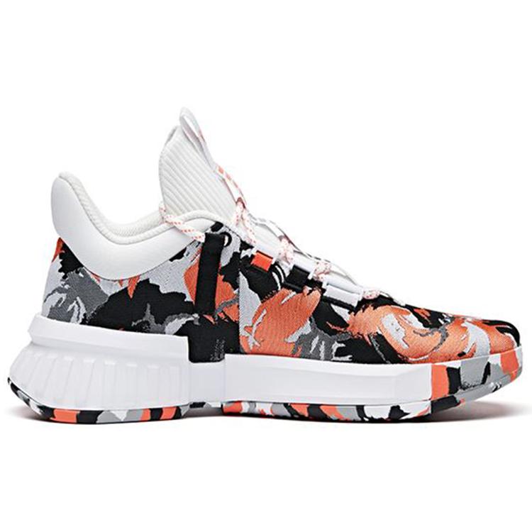 Anta Advanced Player Collection Synthetic Leather Cushioning Slip Resistant Abrasion Resistant Mid top Basketball Shoes 112011622-4