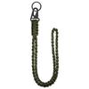 2 Stück Paracord Schlüsselanhänger mit Karabiner Paracord Halsband Schlüsselanhänger Strapazierfähiges geflochtenes Seil Halskette Schlüsselanhänger