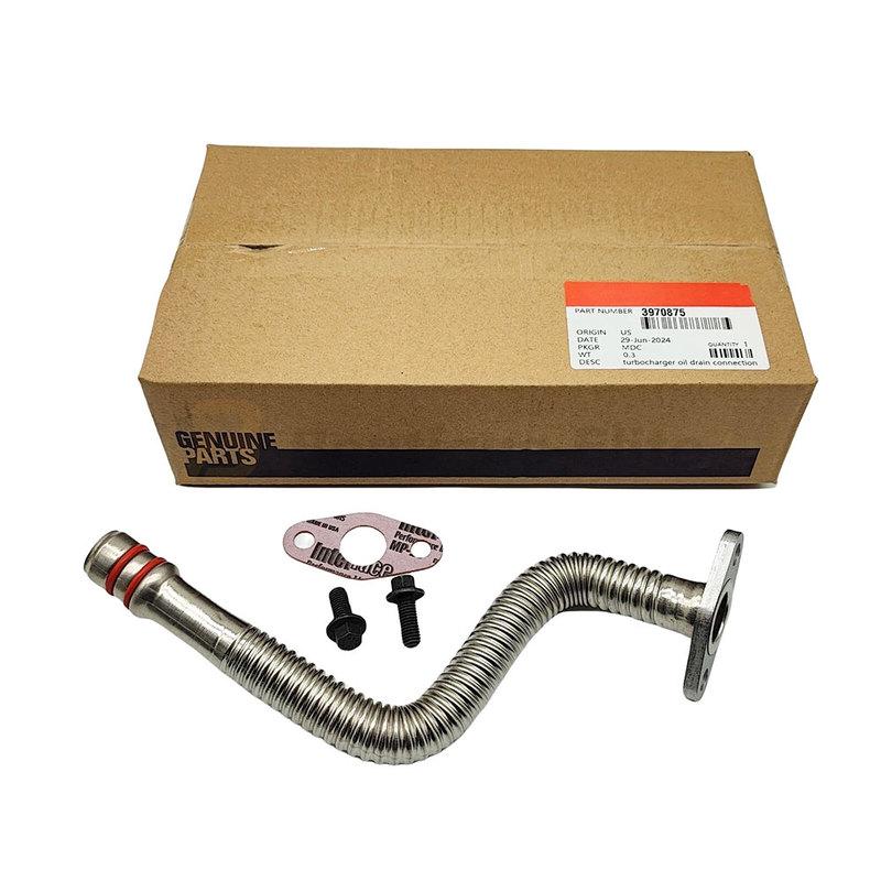 New Turbo Oil Return Drain Line Tube 3970875 for 04-07 Ram Cummins 5.9L 5135786AB