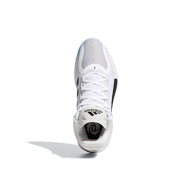 Adidas D Rose 11 White Black Speckled Men Sneakers Cloud-White Core-Black Orbit-Grey FX6539