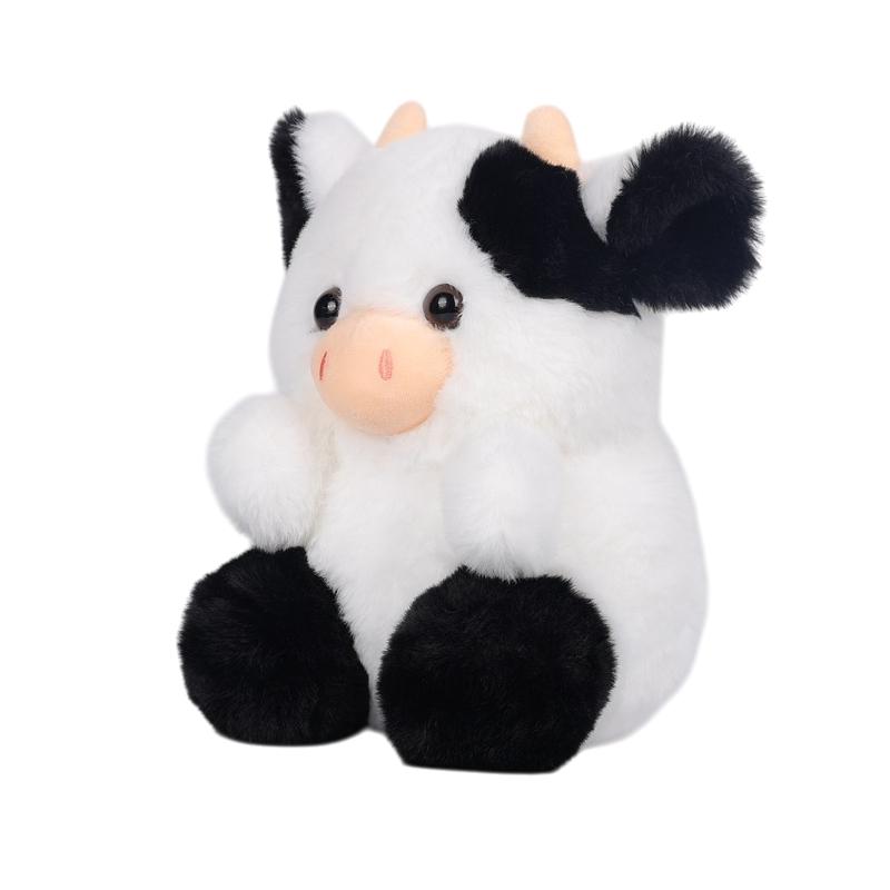 7 Inc Soft Pink Cow Plush Toy Cute Cartoon Strawberry Cow Calf Doll Children'S Toys Brithday Gift
