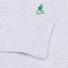 KANGOL KIDS PockeT Logo Long Sleeve T shirT Melange Gray Sa 0002