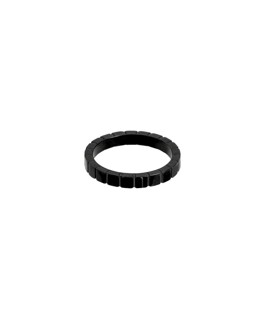Scalettoblack Urm003 Black Cube Ring
