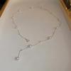 Beads Chain Kpop Pearl Choker Gold Color Long Necklace Goth Fashion Jewelry On The Neck Pendant Collar Gifts For Women