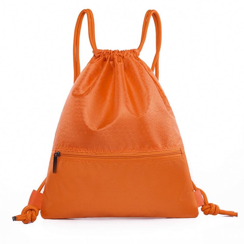 Large Capacity Outdoor Basketball Oxford Cloth Drawstring Backpack with Printed Logo