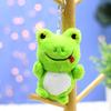 Frog Plush Toys Small Pendant Wedding Sprinkler Doll Bag Hanging Decoration Creative Car Keychain