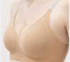 Original Foundation Seamless Bra: Invisible Underwear with Thin Straps, Backless Design, Jelly Strips, Soft Support, and Armpit Fat Collection.
