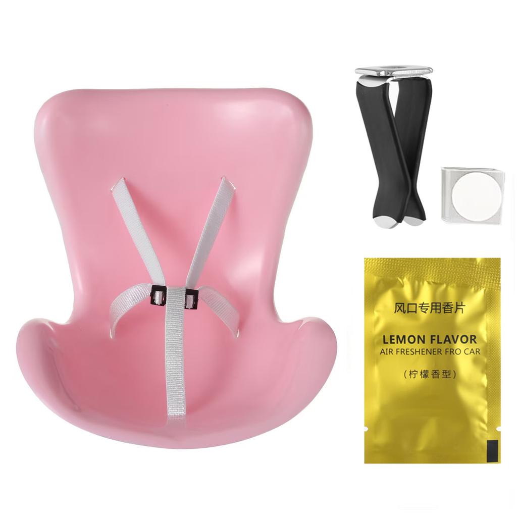 Mini Bambola di Peluche Seggiolino di Sicurezza Kawaii Labubu Bambola Idol Sedile Ornamento Auto Decorazione Accessori per Aromatizzazione Aria Auto