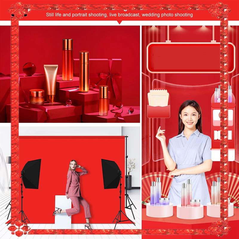 24-Hour Delivery 3X2M Photography Background Cloth Studio Live Portrait Cloth Keyless Cloth Multifunctional Photo Background Clo