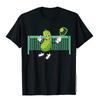 Lustiges Pickleball Schläger T-Shirt Kawaii Muster Unisex Damen T-Shirt Aktuelle Shirts Harajuku Print Mode Locker Rundhals T-Shirt