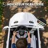 Electric Ride-On Car, 12V, Mercedes-Benz SL500, 3-5 km/h, 2 Motors, Remote, Ages 3-5, White