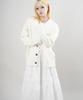 Starry Eyed Cotton Pintuck Long Tiered Skirt (White)