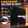 0Flame Resistant Up To 3000℉ Fireproof Welding Blanket Heat Shield Mat  For Brazing Soldering