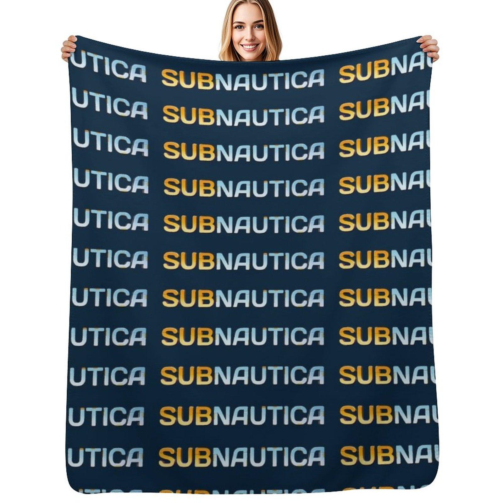 Exquisite Fashion Items Unisex White Subnautica 1 Throw Blanket Fluffy Cozy Throw Blanket For Home Decor