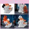 Halloween Ghost Pumpkin Decor With Resin Material For Festival Celebrations And Gifting