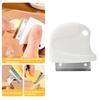 Stainless Steel Ginger Peeler, Mini Garlic Skin Remover Scraper, Multifunctional Vegetable Fruit Peeler with Non Slip Handle, Portable Hanging Hole