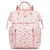 Schoolbag Internet Celebrity Floral Bow Mommy Bag Large Capacity Shoulder Backpack Carry Out Walking Baby Maternity Storage Backpack