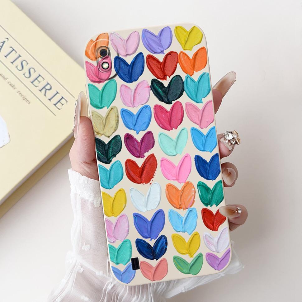 Schutzhülle für Samsung Galaxy A10 Hülle Niedlicher Hase Weiches Silikon Funda für Samsung A10 A105F A105G GalaxyA10 Handygehäuse