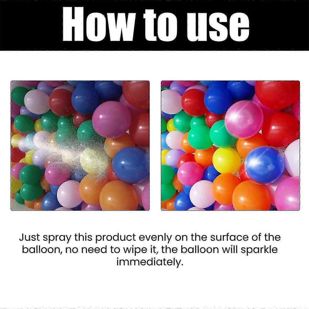 Shiny Balloon Spray - Long-Lasting Gloss & Instant Dazzle for Party Decorations, Easy Spray Application, 100ml