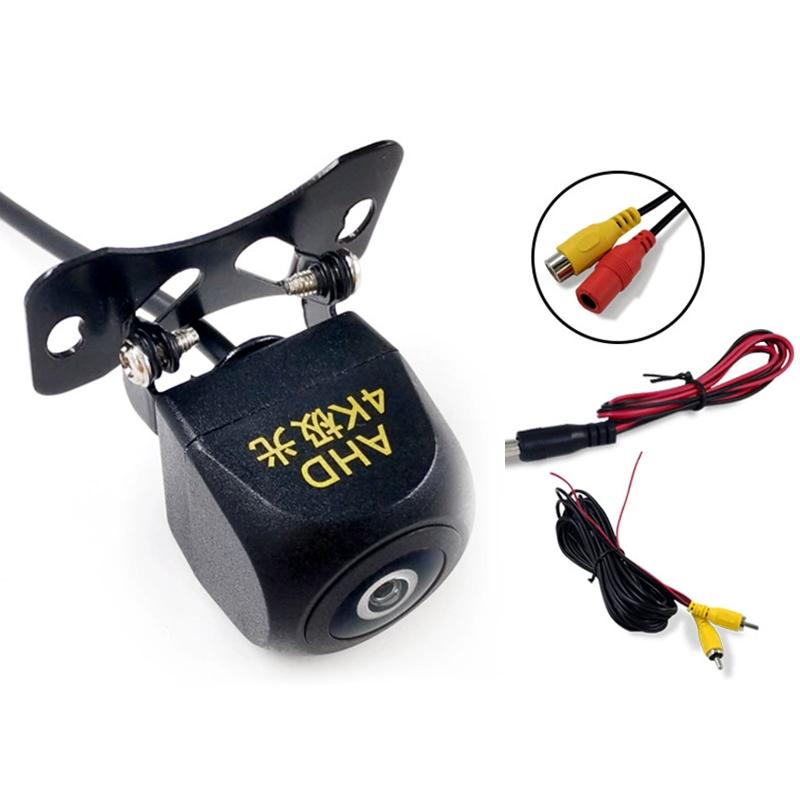 Ahd Car Rear View Camera 12V Night Vision Backup Parking Reverse Camera Waterproof Hd Color Image Video Vehicle Camera