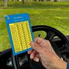 2 Pezzi Grafico Distanze Mazze da Golf Portatile Riferimento Rapido per Golfisti Scheda di Stima Distanza Foglio degli Appunti Guida da Golf