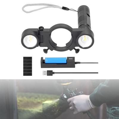 Sprühmaschinenlicht Airbrush-Beleuchtungswerkzeug Einstellbares 2-Einfülllicht Wiederaufladbare Universal-Sprühgerät-Zusatzlampe