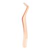 In-Stock Stainless Steel Eyelash Tweezers with Comb - New Model for Applying False Eyelashes